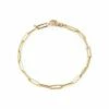 Les Classiques Handmade Hollow Link Gold Bracelet