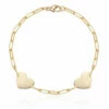 Delicate Two Hearts Bracelet