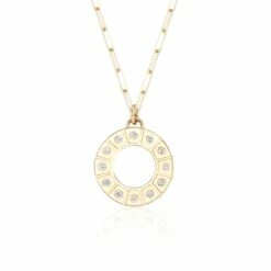 Grand Olympia Pendant Necklace With Diamonds