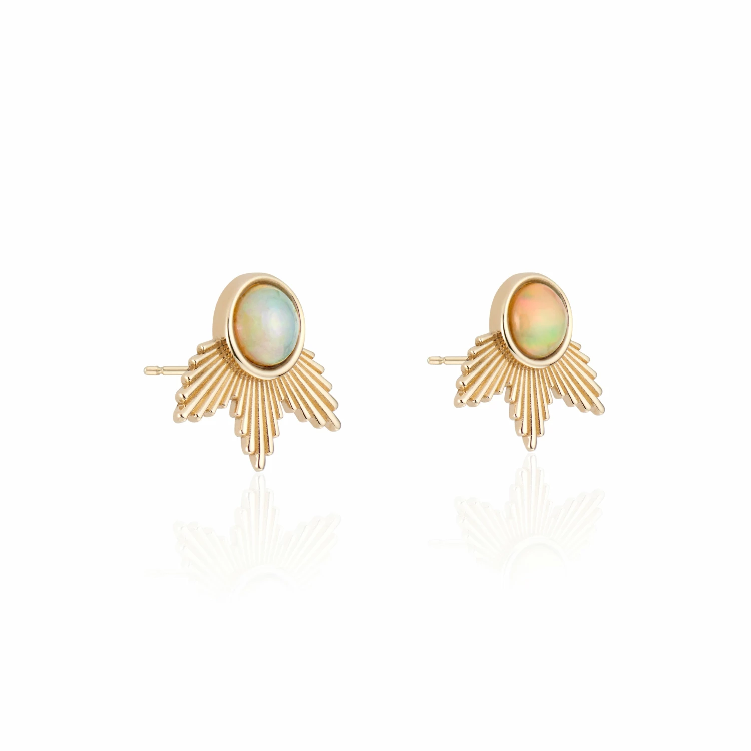 Revival Icarus Earrings With Opals 2 Revival Icarus Earrings With Opals - Image 2