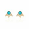 Revival Icarus Earrings With Turquoise