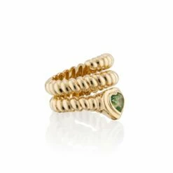 Eden Coil Love Ring With Green Tourmaline Gemstone -Cheap Tuke Bazaar Store 20211512 LoveThyRival 13 WEB