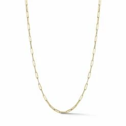 Les Classiques Medium Link Hollow Handmade Gold Chain