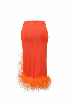 Orange Knit Midi Skirt 15 Orange Knit Midi Skirt -Cheap Tuke Bazaar Store 9A2A3835 ed