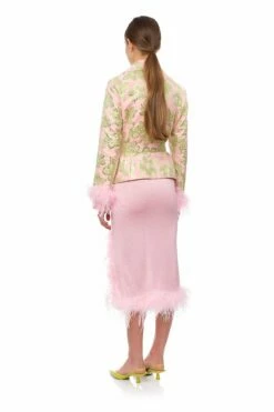 Feathered Jacquard Jacket -Cheap Tuke Bazaar Store 9A2A6121