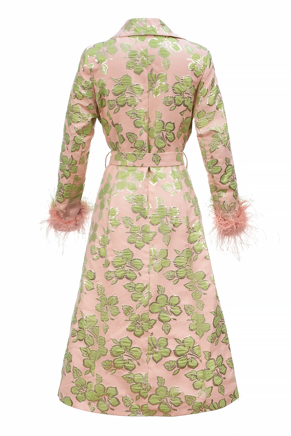 Jacquard Pink Coat 9 Jacquard Pink Coat - Image 9