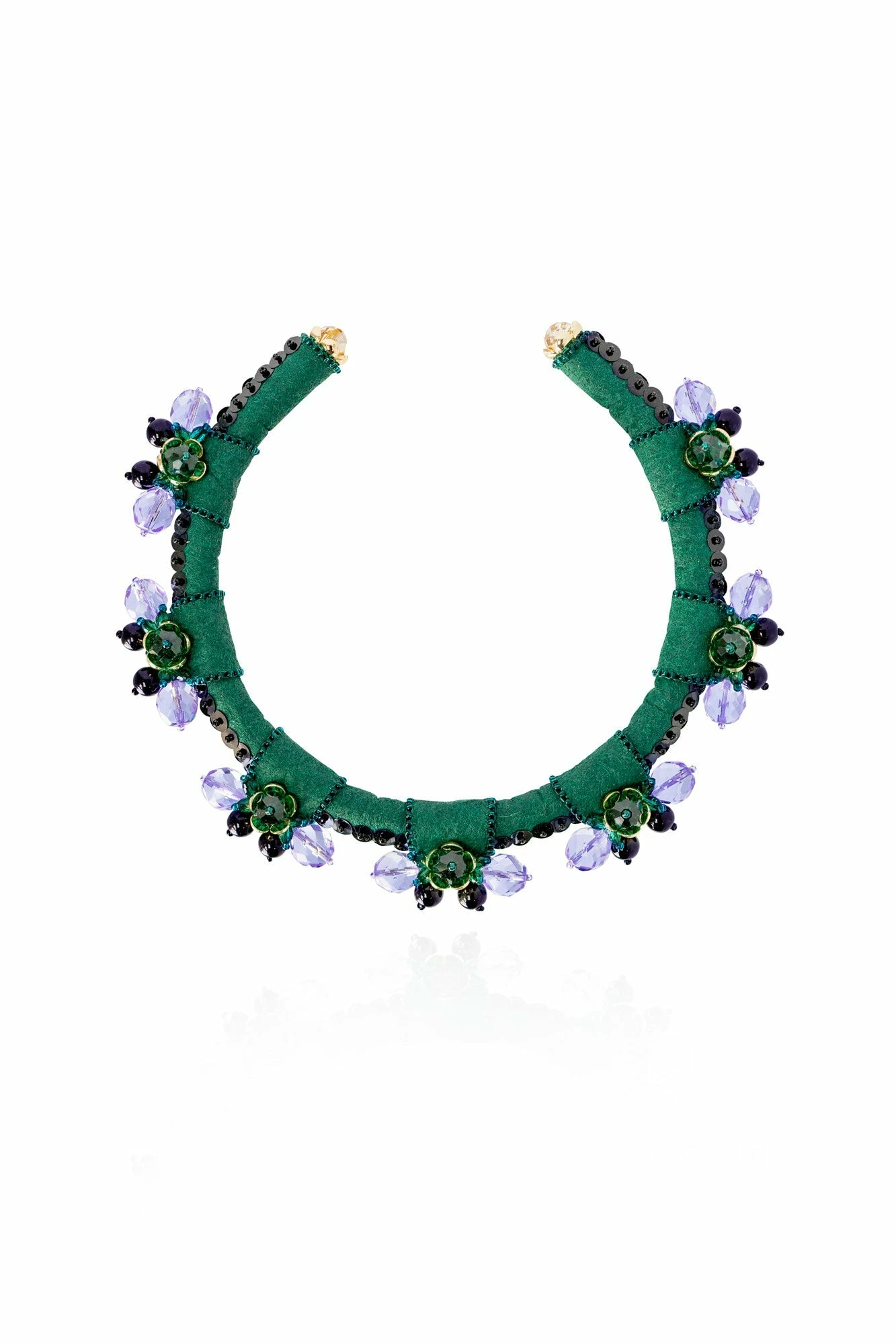 Amelie Necklace In Emerald Aster 1 Amelie Necklace In Emerald Aster
