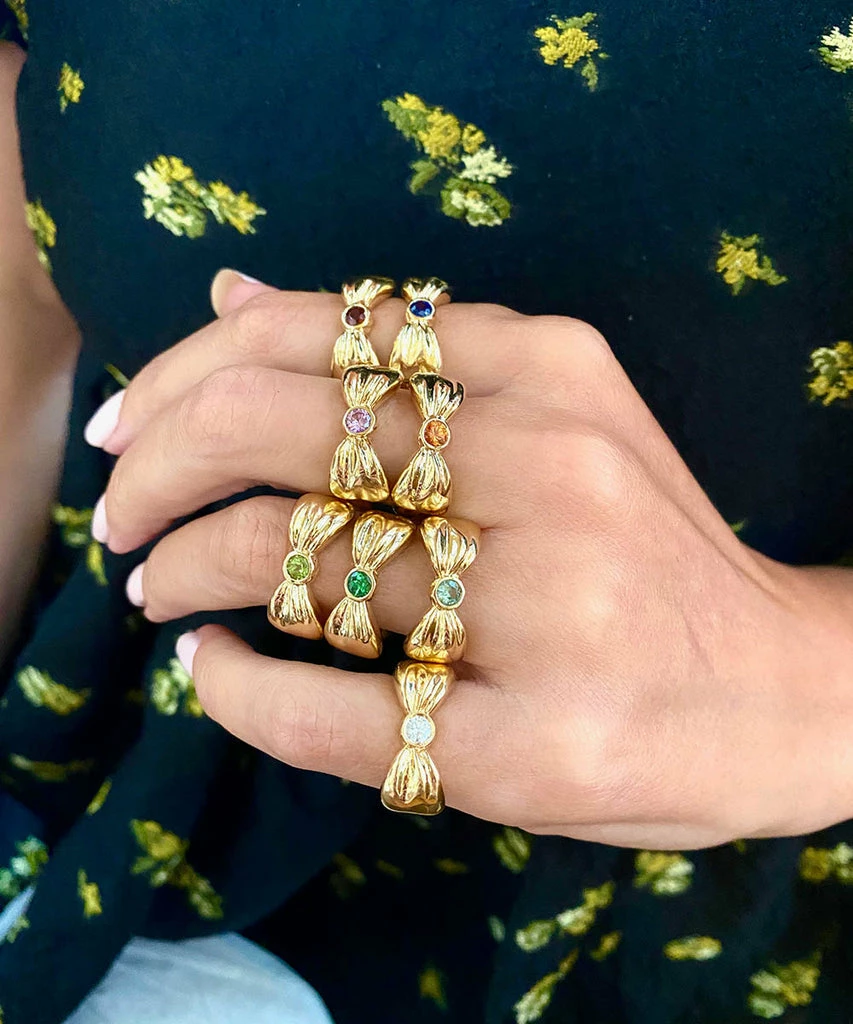 Diamond Bow Ring 3 Diamond Bow Ring - Image 3