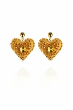 Ava Earrings In Tuscan Luster
