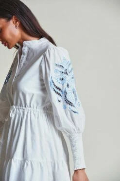 The Brooke Dress -Cheap Tuke Bazaar Store BrookeDress WhiteBlue 5