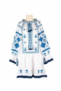 Nomeda Embroidered Ukrainian Dress