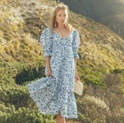 Hayley Puff Sleeve Dress