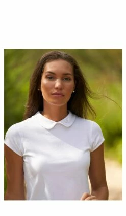 Cassandra Polo - -Cheap Tuke Bazaar Store CassandraPoloWhiteSophieEmbroideredA 4609267d 8e42 45eb 9818 94107d7ab684