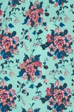 Grace Dress In Turquoise Chinoiserie -Cheap Tuke Bazaar Store DRESS STRLSFLW4 D