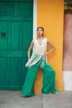 Single Hand Knotted Macrame Blouse -Cheap Tuke Bazaar Store DSC 8608