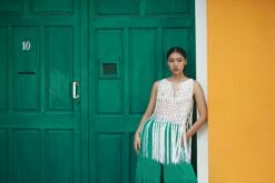 Single Hand Knotted Macrame Blouse -Cheap Tuke Bazaar Store DSC 8665