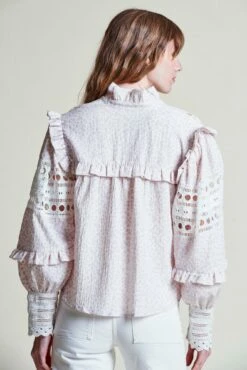 The Danielle Shirt -Cheap Tuke Bazaar Store DanielleShirt CreamLilac 3