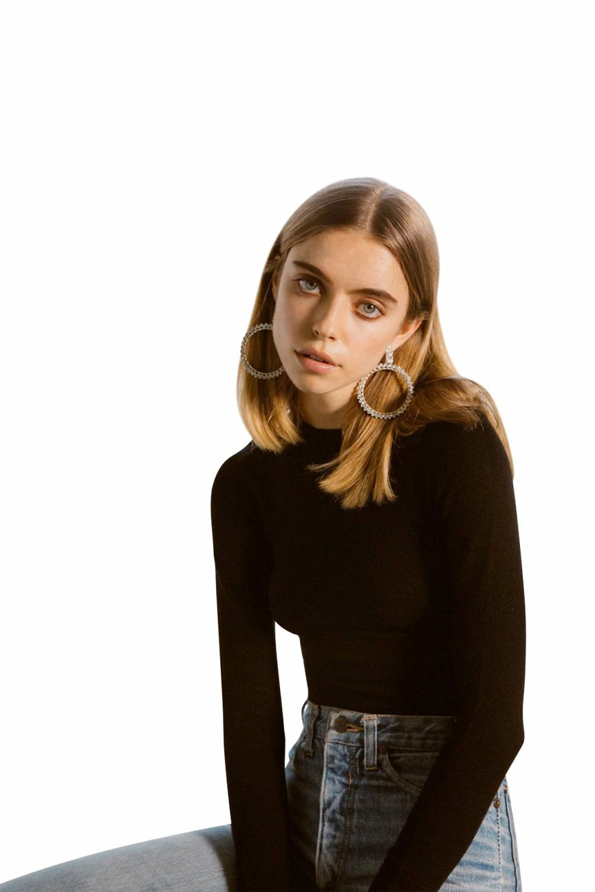 Coal Peachskin Long Sleeve Crew Neck 8 Coal Peachskin Long Sleeve Crew Neck - Image 8