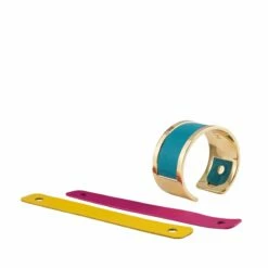 OG2 Gold Cuff With Candy Crush Leathers