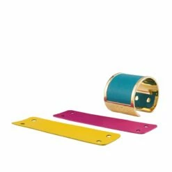 OG3 Gold Cuff With Candy Crush Leathers