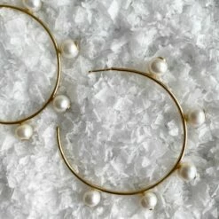 Les Perles Pink Sapphire Hoops -Cheap Tuke Bazaar Store IMG 0004