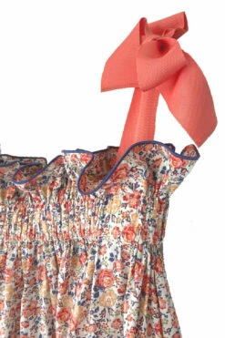 Jaime Dress In Coral Floral -Cheap Tuke Bazaar Store IMG 0323