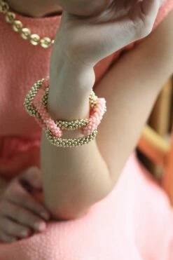 Gold With Pink Bracelet -Cheap Tuke Bazaar Store IMG 3455 887b81ee a7a7 4c50 b3d0 724a94f83f55