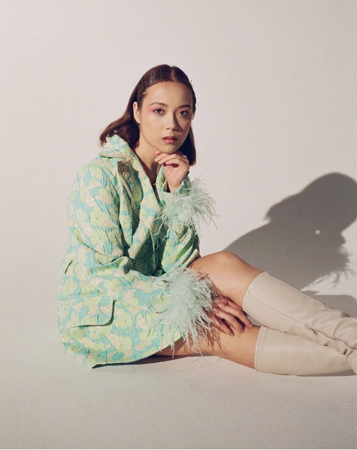 Jacqueline Mint Jacket 4 Jacqueline Mint Jacket - Image 4