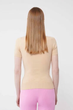 Fieno / Aqua Peachskin Short Sleeve Polo 11 Fieno / Aqua Peachskin Short Sleeve Polo -Cheap Tuke Bazaar Store JOOSTRICOT2023013132427