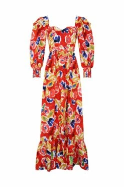 Jora Dress In Fresco Print -Cheap Tuke Bazaar Store JORAFRESCO1