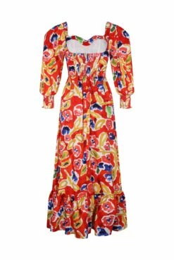 Jora Dress In Fresco Print -Cheap Tuke Bazaar Store JORAFRESCO2