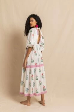 Jaime Dress In Multi Jodhpur Flower (Backless) 7 Jaime Dress In Multi Jodhpur Flower (Backless) -Cheap Tuke Bazaar Store JaimebacklessinSummerRVP 8131
