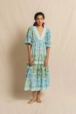 Jaime In Green Multi Pheasant (Backless)