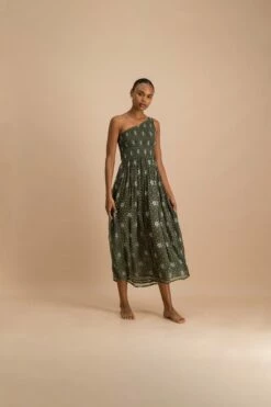 TARA DRESS - IGUANA -Cheap Tuke Bazaar Store LOOK8SPRING FB CR2 27