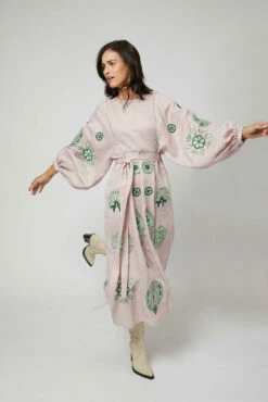 Carolyna Ukrainian Embroidered Dress -Cheap Tuke Bazaar Store LarkinLane10547copy