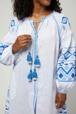 Daniela Ukrainian Embroidered Maxi Dress 7 Daniela Ukrainian Embroidered Maxi Dress -Cheap Tuke Bazaar Store LarkinLane11017copy