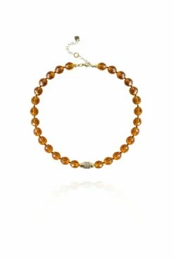 Leni Mini Necklace In Honey