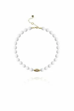 Leni Mini Necklace In White