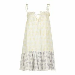DAISY DRESS - WHITE MULTI