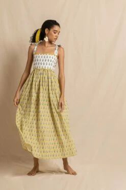 Lotta Dress In Yellow Sunflower -Cheap Tuke Bazaar Store LottadressinyellowsunflowerRVP 9479