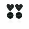 Luisa Earrings In Satin Ink