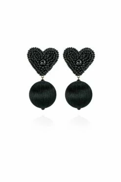 Luisa Earrings In Satin Ink