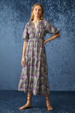 Farin Dress 7 Farin Dress -Cheap Tuke Bazaar Store Marie Oliver Farin Dress Palm Fan 02