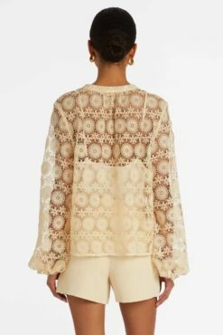 FRANCES BLOUSE -Cheap Tuke Bazaar Store Marie Oliver Frances Blouse Dove 03