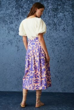 Frankie Skirt -Cheap Tuke Bazaar Store Marie Oliver Frankie Skirt Laguna Blooms 03