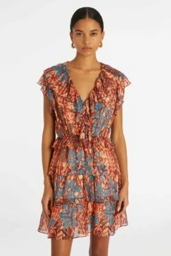 GEMMA DRESS 6 GEMMA DRESS -Cheap Tuke Bazaar Store Marie Oliver Gemma Dress Maple Ivy 01