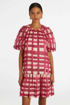 GRETA DRESS -Cheap Tuke Bazaar Store Marie Oliver Greta Dress Iris Madras 02