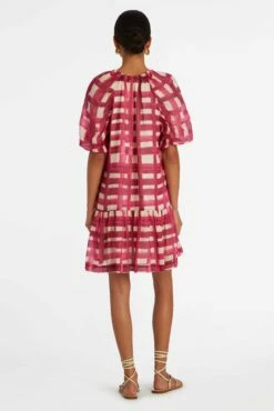 GRETA DRESS -Cheap Tuke Bazaar Store Marie Oliver Greta Dress Iris Madras 03