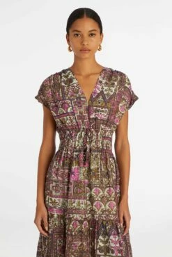 INDY DRESS -Cheap Tuke Bazaar Store Marie Oliver Indy Dress Emerald Tile 02