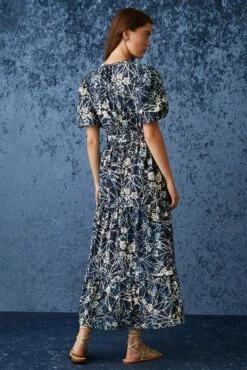 Natalie Dress -Cheap Tuke Bazaar Store Marie Oliver Natalie Dress Batik Floral 03